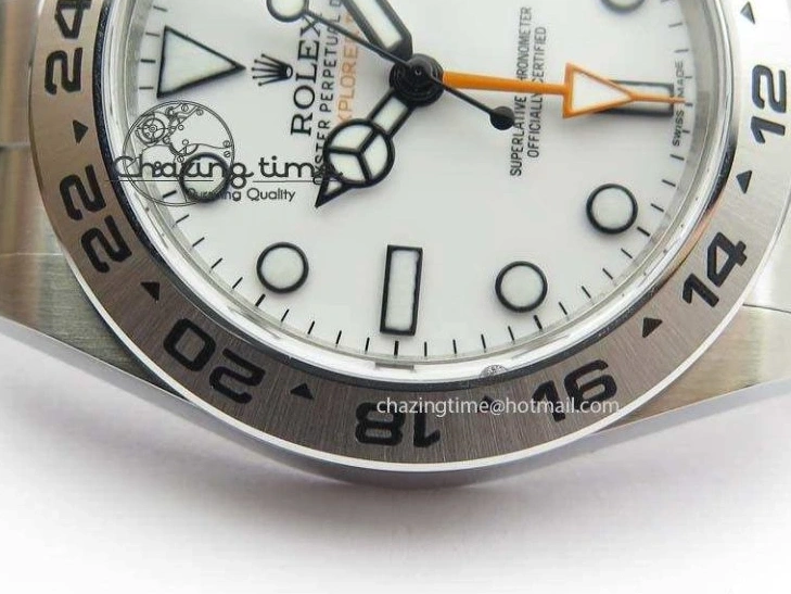 MiroTime 0412 Explorer II 42mm 216570 1:1 Noob Best Edition White Dial A3187 (Correct Hand Stack) Sophisticated 3837